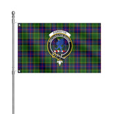 Forsyth Modern Tartan Crest House Flag